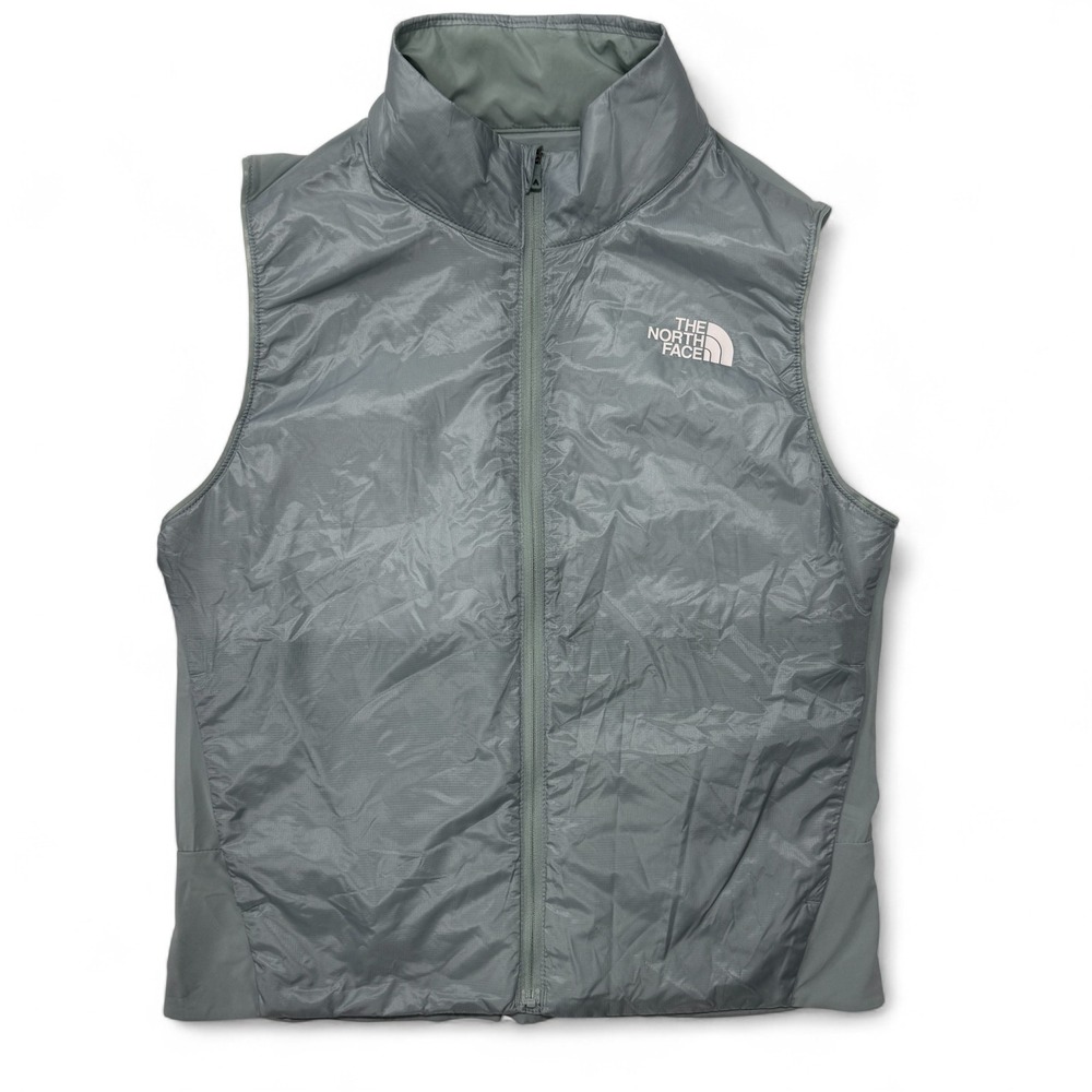The North Face Winter Warm Insulated Vest Womens‎ Medium Gray Zip Lightweight